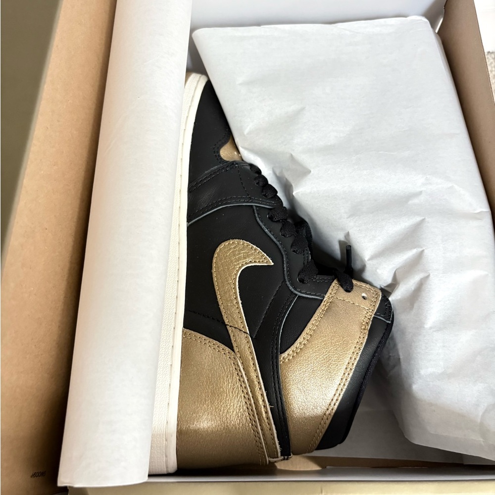 Black and Gold Air Jordan 1